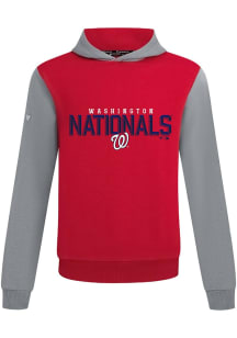 Levelwear Washington Nationals Mens Red Ultimate Carve Long Sleeve Hoodie