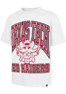 47 Texas Tech Red Raiders White Bigger Man Foundation Short Sleeve Fashion T Shirt