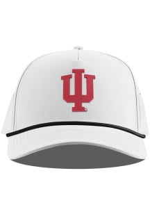Branded Bills Indiana Hoosiers Curved 5 Panel Rope Adjustable Hat - White