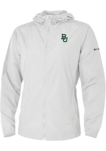 Columbia Baylor Bears Womens White Heat Seal Prodigy Light Weight Jacket