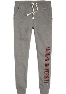 Auburn Tigers Mens Ash Heritage Distressed School Name Cuffed Fashion Sweatpants