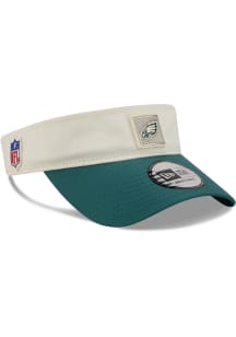 New Era Philadelphia Eagles Mens White 2026 NFL Training Camp Adjustable Visor