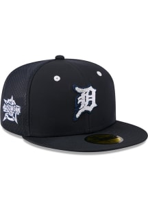 New Era Detroit Tigers Mens Navy Blue 2026 MLB All Star Game Workout 59FIFTY Fitted Hat