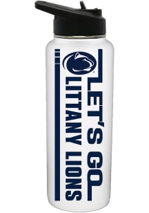 Penn State Nittany Lions Lets Go Dash 34oz Quencher Stainless Steel Bottle - White