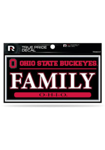 Ohio State Buckeyes True Pride Family Auto Decal - Red