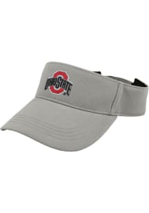 LogoFit Ohio State Buckeyes Mens Ash Slice Adjustable Visor