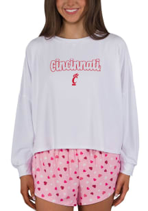 Concepts Sport Cincinnati Bearcats Womens Pink Lyric PJ Set