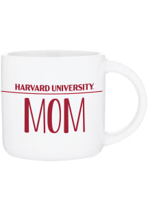 Harvard Crimson 14oz Cora Mom Ceramic Mug - White