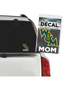 William & Mary Tribe Mom Auto Decal - Green