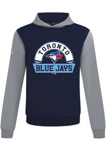 Levelwear Toronto Blue Jays Mens Navy Blue Ultimate Banner Arch Long Sleeve Hoodie