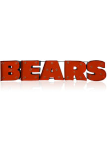 Chicago Bears Wordmark Lit Metal Sign Marquee Sign