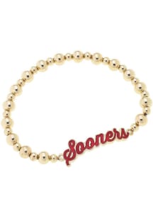 Oklahoma Sooners Autograph Stretch Womens Bracelet