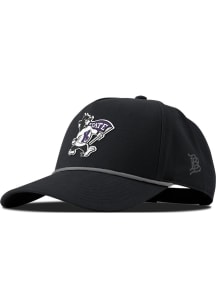 Branded Bills K-State Wildcats Canvas Curved 5 Panel Rope Adjustable Hat - Black