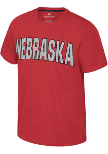Colosseum Nebraska Cornhuskers Red Clairvoyance Short Sleeve T Shirt