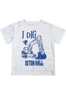 Vive La Fete Seton Hall Pirates Youth White Excavator Short Sleeve T-Shirt