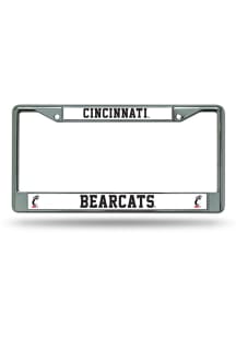 Cincinnati Bearcats Premium Chrome License Plate Frame - Silver