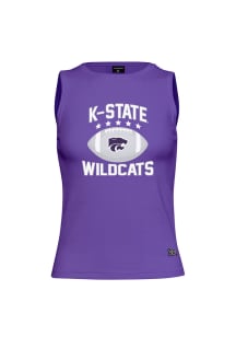 Hype and Vice K-State Wildcats Womens Purple Full Length Tank Top