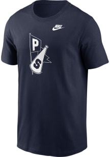 Nike Penn State Nittany Lions Navy Blue Throwback Short Sleeve T Shirt