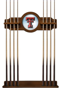 Texas Tech Red Raiders Solid Wood Cue Rack Pool Table