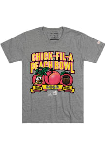 Homefield Indiana Hoosiers Grey 2026 Peach Bowl vs Oregon Ducks Short Sleeve T Shirt