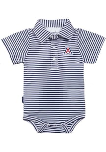 Arizona Wildcats Baby Navy Blue Carson Short Sleeve One Piece Polo