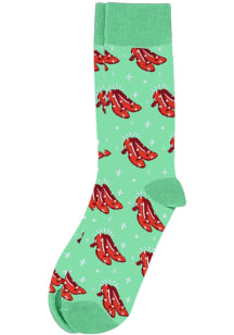 Wizard of Oz Red Slipper All Over Mens Dress Socks
