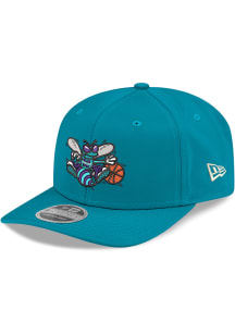 New Era Charlotte Hornets Alt Stretch Snap 9SEVENTY Adjustable Hat - Teal