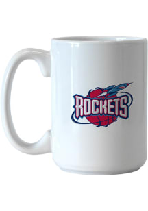 Houston Rockets 15oz Vault Logo Ceramic Mug - White