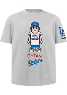 Shohei Ohtani  Pro Standard Los Angeles Dodgers Youth Grey Avatar Short Sleeve T-Shirt