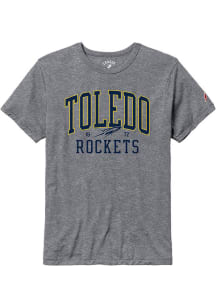 Toledo Rockets Grey All American Oversized Number One Short Sleeve T Shirt