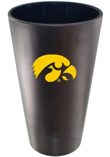 Iowa Hawkeyes 16oz Frosted Pint Glass - Black