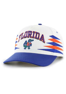 47 Florida Gators Diamond Cut Hitch Adjustable Hat - White
