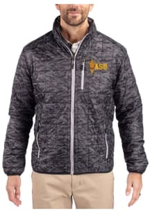 Cutter and Buck Arizona State Sun Devils Mens Black Rainier PrimaLoft Printed Filled Jacket