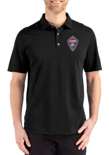 Cutter and Buck Colorado Rapids Black Advantage Refresh Pique Big and Tall Polo