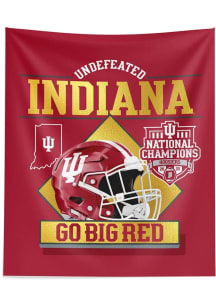 Indiana Hoosiers 2025 CFP National Champions 34x40 Tapestry Blanket