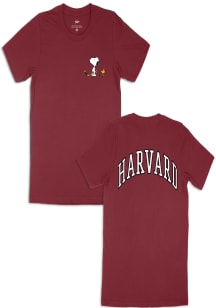 Harvard Crimson Crimson Hockey Short Sleeve T Shirt