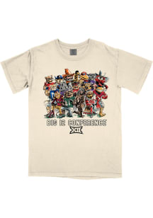 B-Unlimited Big 12 Ivory Conference Mascot Lineup Short Sleeve T Shirt