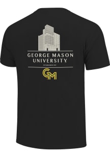 George Mason University Black Campus Drawing Short Sleeve T Shirt