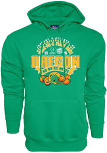 Blue 84 Oregon Ducks Mens Kelly Green 2026 Peach Bowl Long Sleeve Hoodie