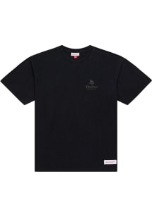 Mitchell and Ness Minnesota Vikings Black Tonal Icon Short Sleeve Fashion T Shirt