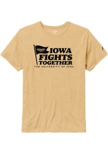 Iowa Hawkeyes Gold Wave Short Sleeve Fashion T Shirt