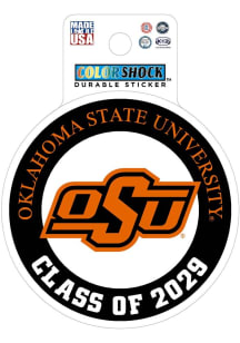 Oklahoma State Cowboys 3" Class of 2029 Stickers - Orange
