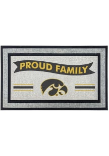 Iowa Hawkeyes Proud Family 18x30 Door Mat
