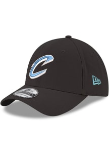 New Era Cleveland Cavaliers Mens Black Team Logo 39THIRTY Flex Hat