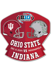 Big Ten Souvenir 2025 Football Championship  Dueling Matchup Pin - White