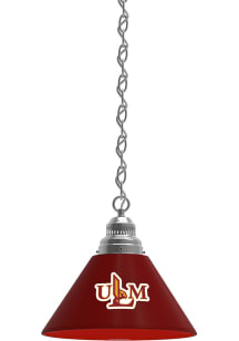 Louisiana-Monroe Warhawks Single Silver Billiard Lamp