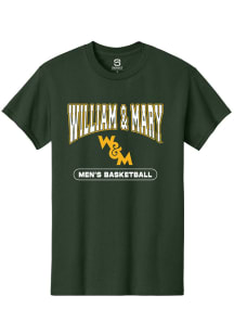 Summit Sportswear William & Mary Tribe Green Mens Basketball Short Sleeve T Shirt