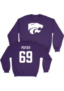 Taylor Poitier K-State Wildcats Mens Purple NIL Legacy Player Crew