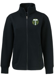 Cutter and Buck Portland Timbers Womens Black Roam Light Weight Jacket