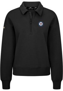 Levelwear Winnipeg Jets Womens Black Canmore 3D Embroidered Patch Medium Weight Jacket